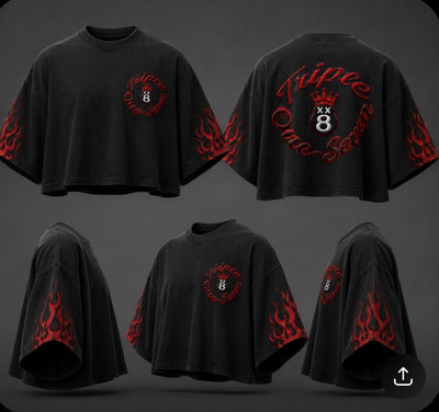 Flame Logo Cropped Tee